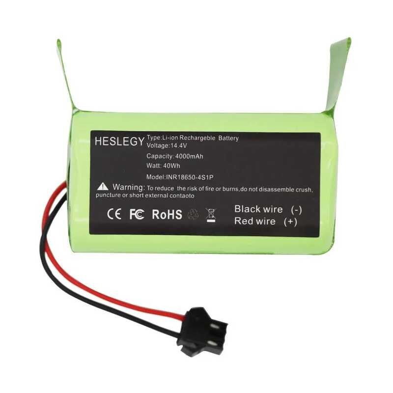 ▥ 14.4V 2600Mah 4000Mah 4S แบตเตอรี่สําหรับ Conga Excellence 990 950 1090 1092 1190 1790 1990,