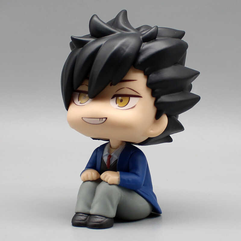 ◆ Δ 10Cm Q รุ่น Action Figure ตุ๊กตา Kaigui หางดำเงยหน้าขึ้น Kenma K