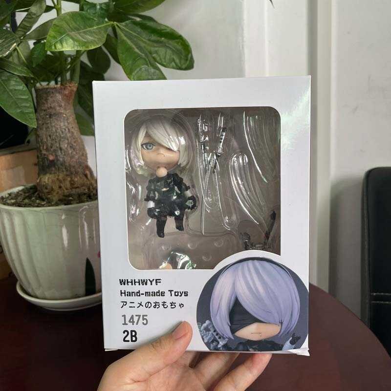 ◆ Δ 1475: รถยนต์ 2B และหุ่นจีน Yorha No.2 ประเภท B Action Figure รุ่