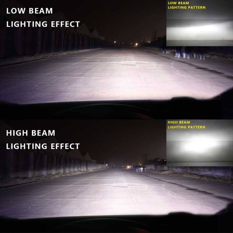 ி Night Eye Led H4 H7 H8 H9 H11 8000Lm 50W 6500K ไฟหน้ารถยนต์ LED ไฟตัดหมอก