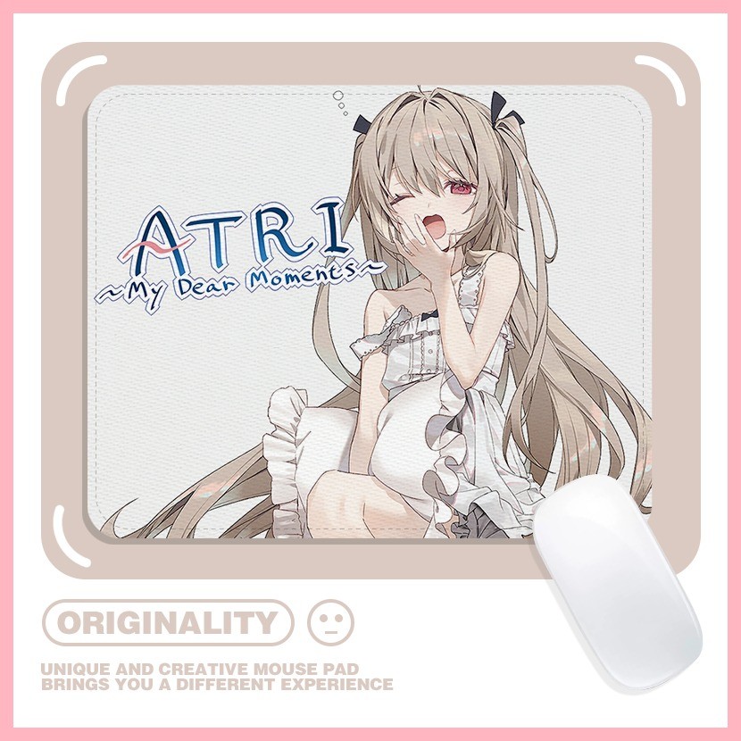 [GUYN] แผ่นรองเมาส์ ATRI ATRI แผ่นรองเมาส์น่ารักน่ารักเกม ATRI สองมิติสายรัดข้อมือขนาดเล็กแบบพกพา Se