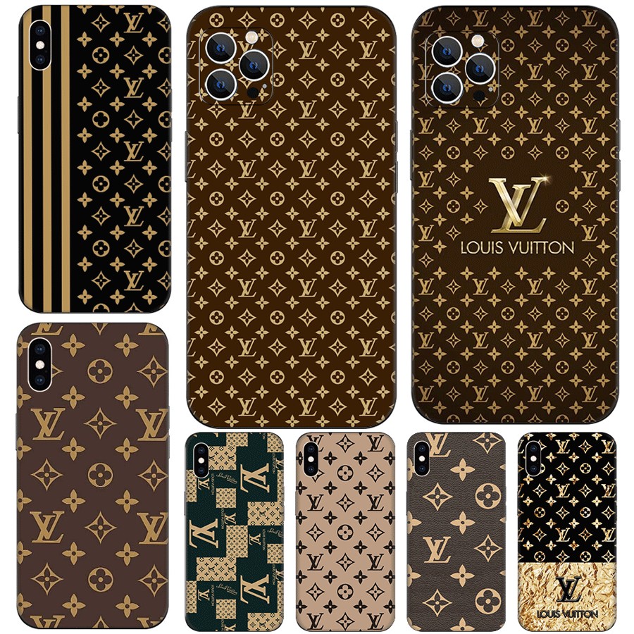แฟชั่น LV การออกแบบแบรนด์เคสโทรศัพท์สําหรับ iPhone XR XS Max 11 Pro Max TPU เคสป้องกันเชลล์เคสนิ่มพล