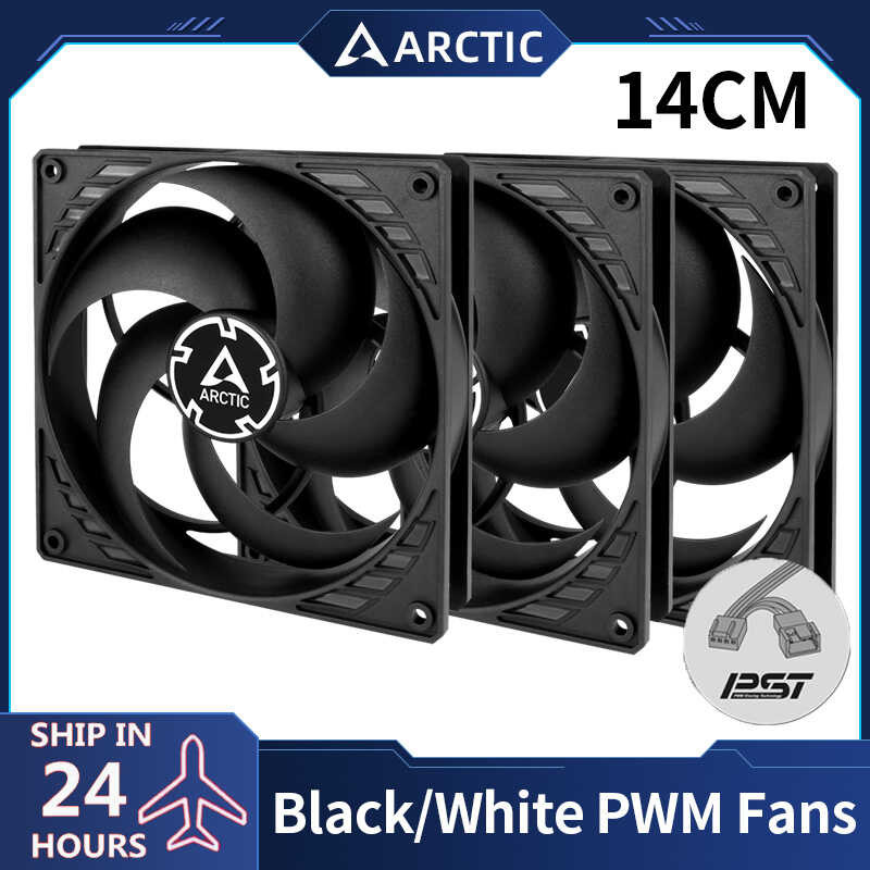 P14 3 ARCTIC PWM PST พัดลมระบายความร้อน 140 มม. / 120 มม. 12V 4PIN PWM High