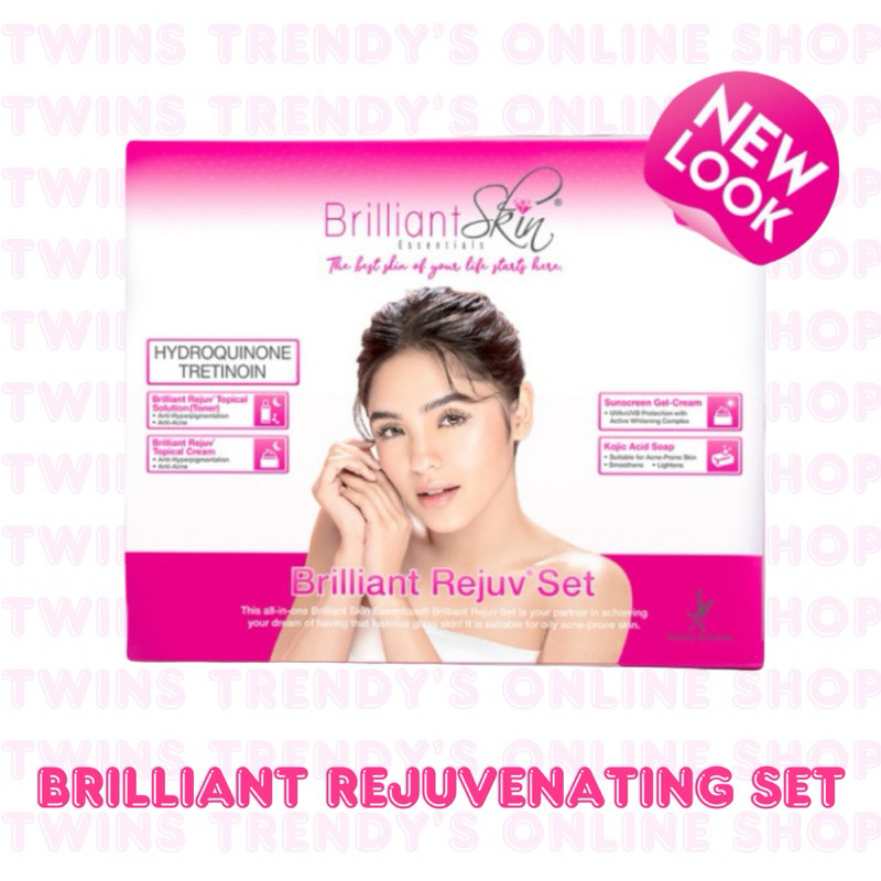 ในสต็อก Brilliant Skin Rejuvenating Set Hydroquinone Tretinoin Set