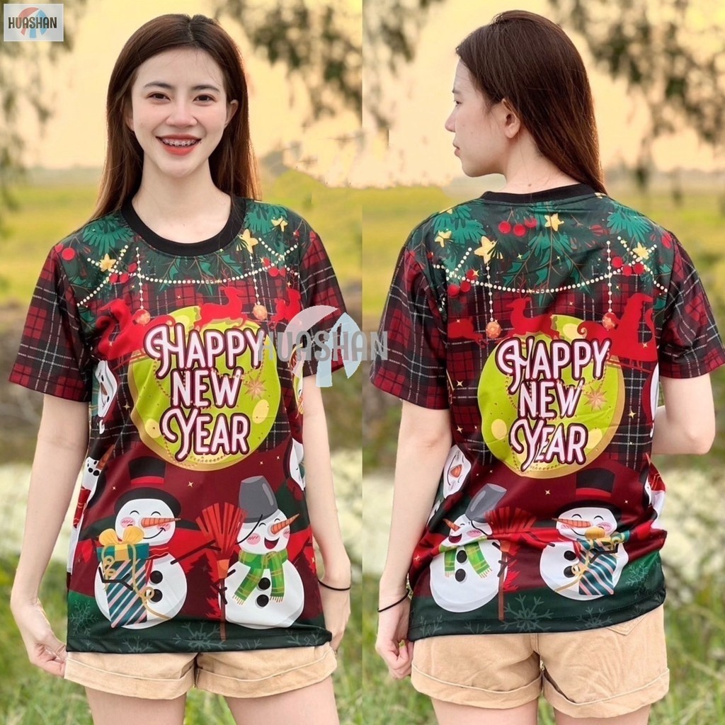 2025 Merry Christmas Retro Collar Jersey Baju Retro เลือก Guy ดีไซน์ใหม่เสื้อคริสต์มาส Santas Xmas TSHIRT FAMILY TSHIRT Plus ขนาด Jersey ประเทศไทย Viral ป้าย OOTD8