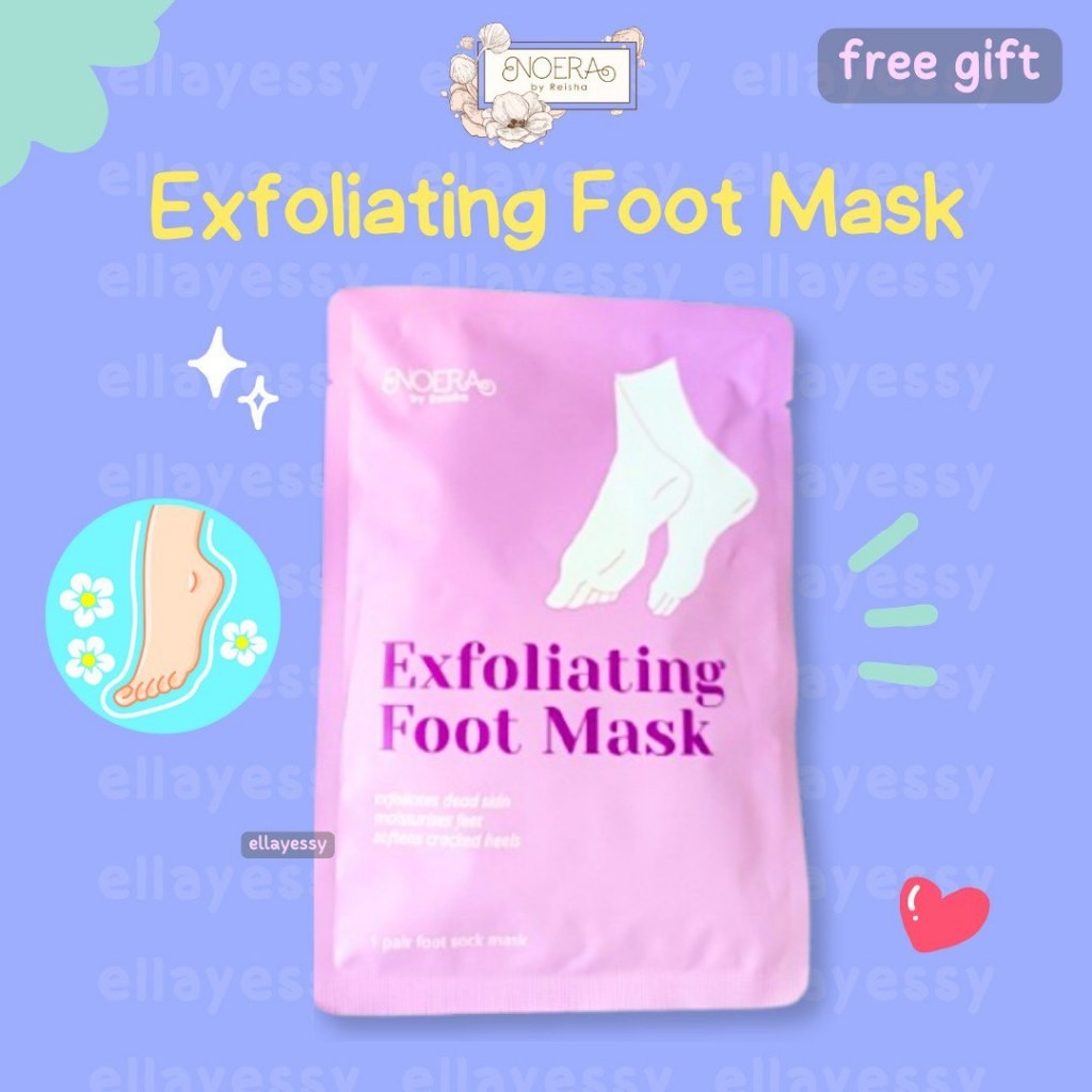 ในสต็อก Noera Exfoliating Foot Mask ของขวัญฟรี