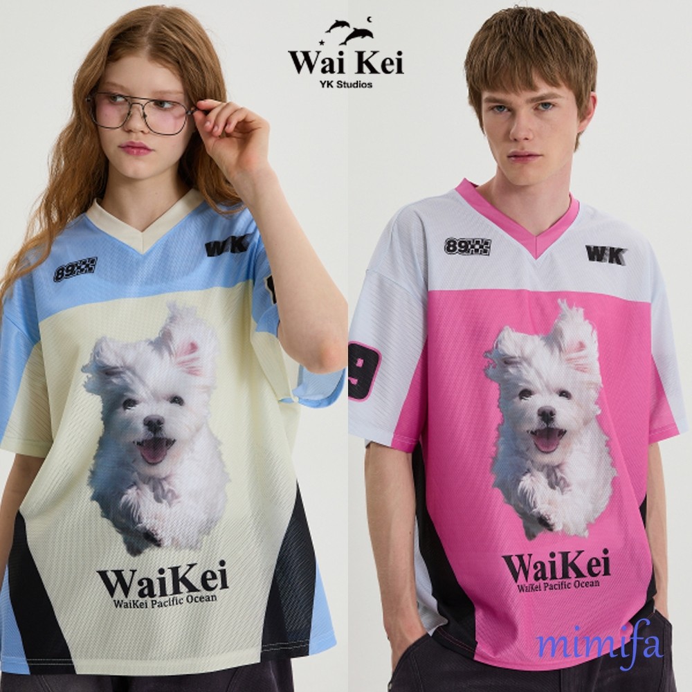 ♞,♘Waikei Maltesse GOOREUM เสื้อยืดแขนครึ่งตาข่าย XM
