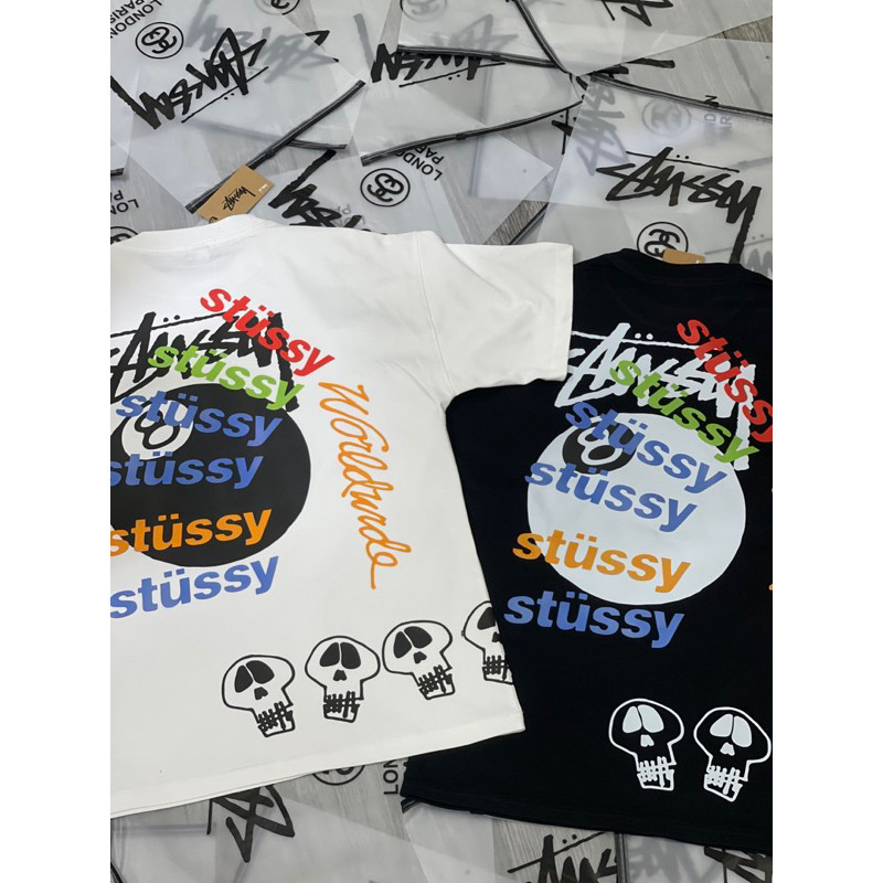 ♞,♘Stussy Test Strike Pigment Dyed Tee - รายละเอียดสินค้ามาตรฐานตามภาพ คอตตอน 100% sde
