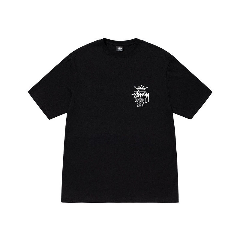 ♞,♘,♙เสื้อยืดแขนสั้น ลาย STUSSY ANGEL 8 BALL OLD SKOOL FADE 8 BALL DFC XSA