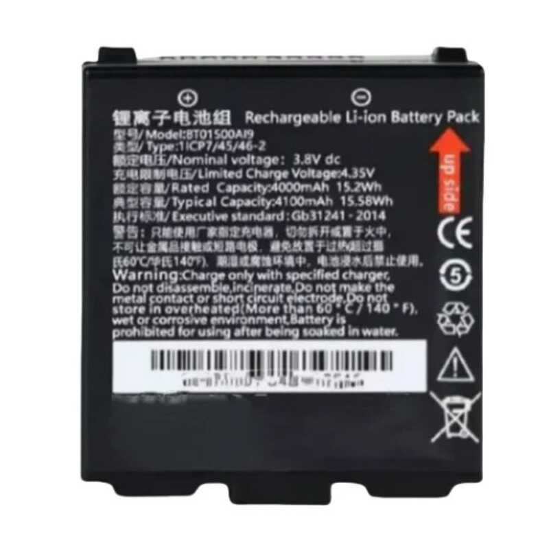 ▥ RUIXI แบตเตอรี่เดิม 3.8V 4000Mah Autoid9 A9bl760a Bt01500ai9 แบตเตอรี่ + เครื่องมือฟรี
