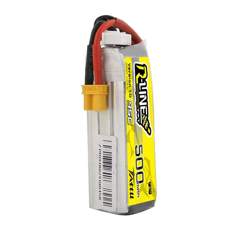 Δ HOT TATTU R-E 1.0 95C 500Mah 11.1V แบตเตอรี่ลิเธียมไอออนสำหรับ RC