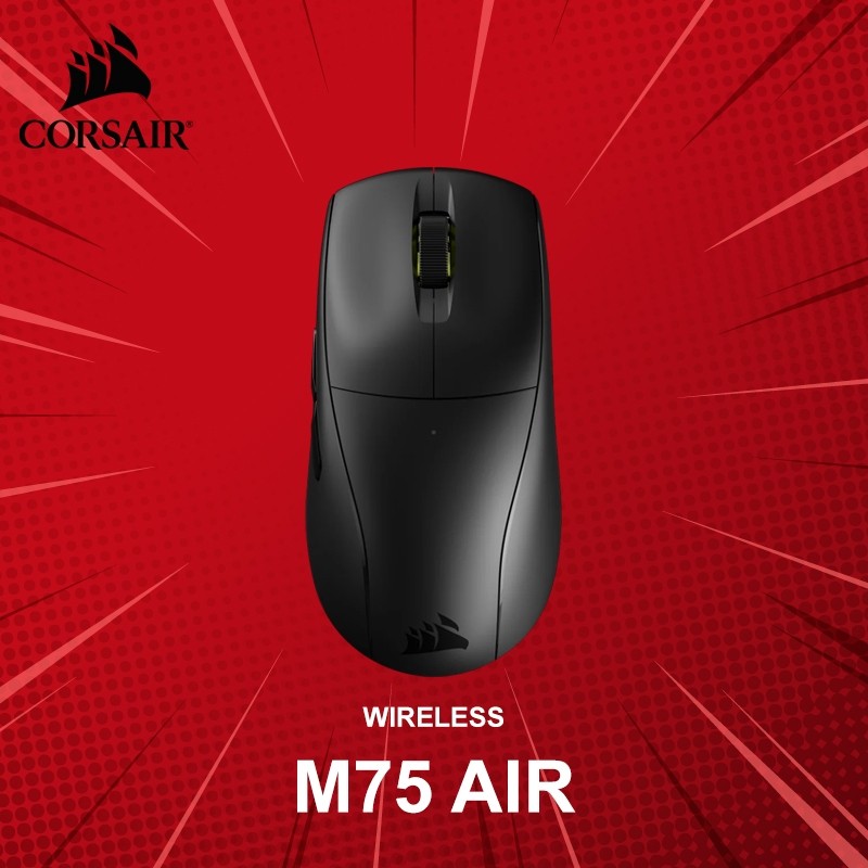 เมาส์เกมมิ่งไร้สาย Corsair M75 Air Wireless ประกันศูนย์ 2 ปี