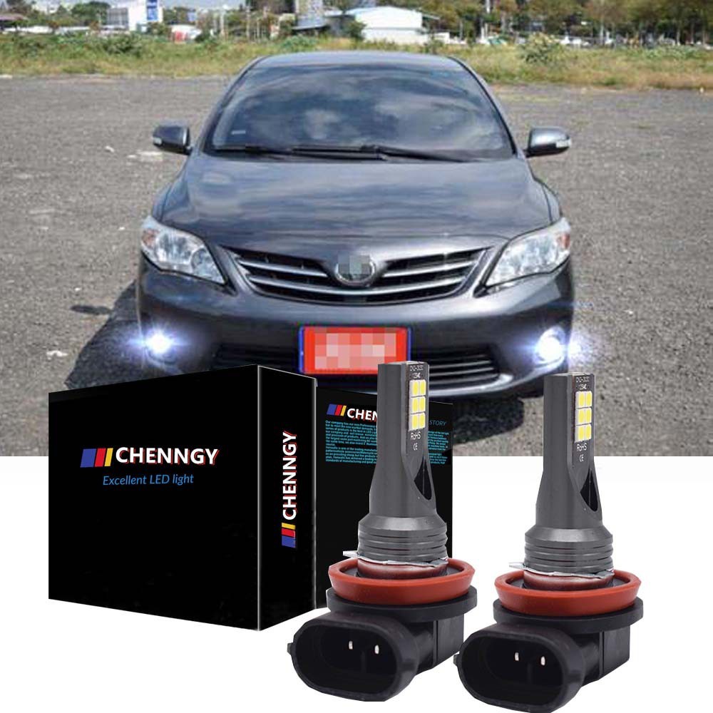 อุปกรณ์เสริมสําหรับ Toyota ALTIS Corolla 2011 2012 2013 - 2x H11 LED ไฟหน้าหลอดไฟหมอกชุด