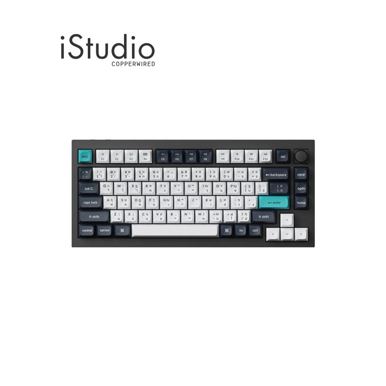 Keychron คีย์บอร์ด Q1 Max RGB Knob PBT TH l iStudio By Copperwired