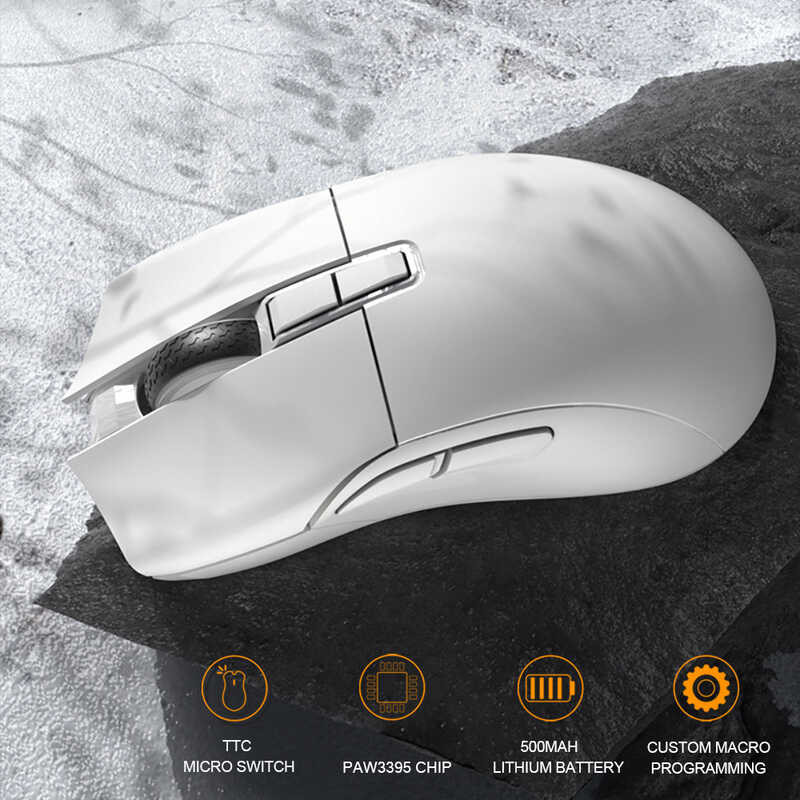 ி Motospeed Darmoshark N3 บลูทู ธ ไร้สาย E-Sport Gaming Mouse Pam3395 ออปติคั