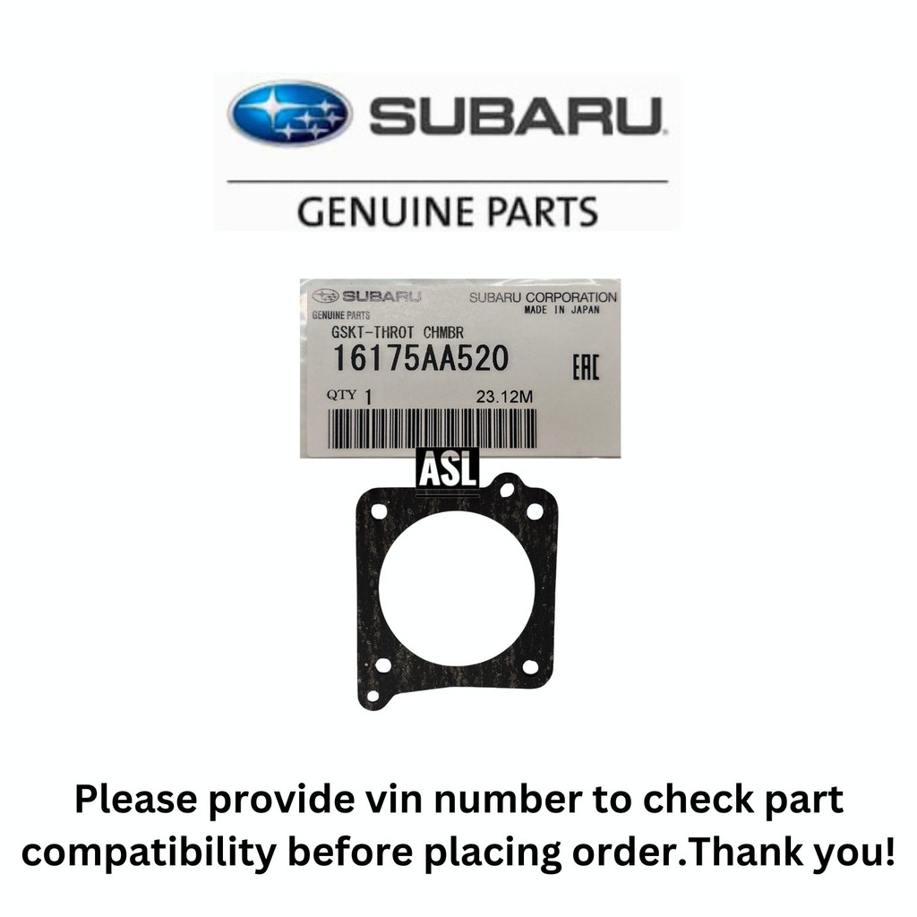 16175AA520 Subaru BRZ STI ปะเก็นเรือนปีกผีเสื้อ (Fit Red Alloy Intake Manifold เท่านั้น) ZC6