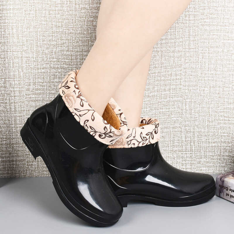รองเท้าบูทกันน้ำผู้หญิง รองเท้าบูทยางสำหรับทำงาน thumbnail 4