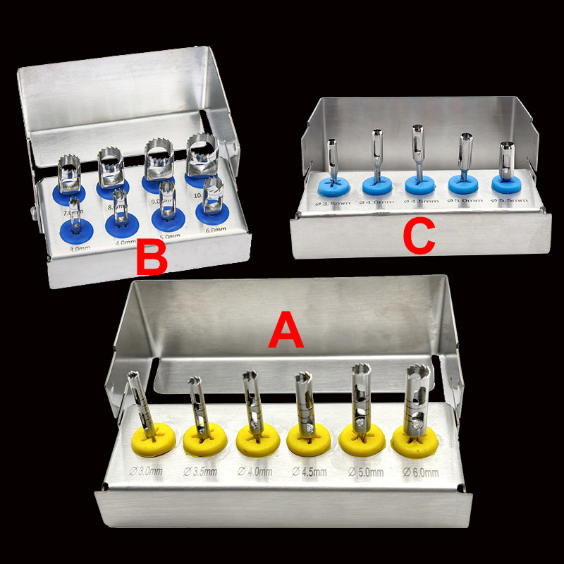 ทันตกรรม Implant เจาะชุดทันตกรรม Implant Bone Trephine Bur เจาะ Bur ฆ่าเชื้อผู้ถือเครื่องมือผ่าตัดเครื่องมือทันตกรรม ราคา ถูกที่สุด ดีลบีเคเค