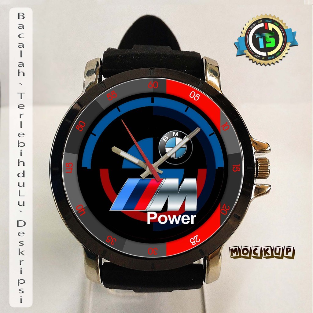 ในสต็อก Bmw 03 Rubber Big Watch | ร้านนาฬิกาที่กําหนดเอง