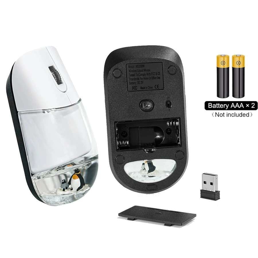 Frutiger Aero Aqua Liquid Mouse น่ารักลอย Aquarium สัตว์ รูปที่ 6