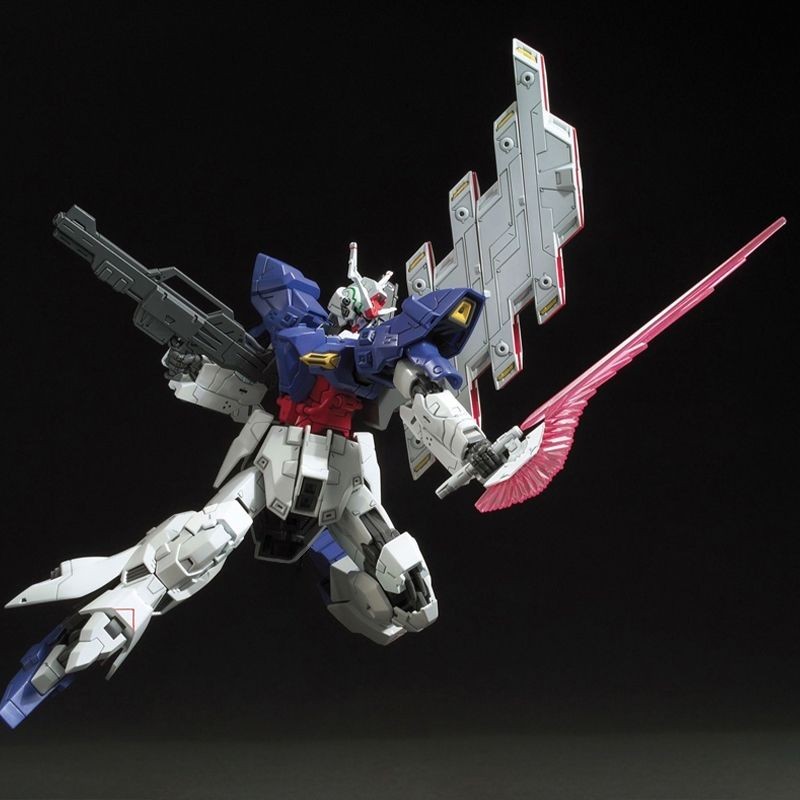 Jujiang Moon Gundam HG 215 1/144 MOON Moon Gundam Meiyue ประกอบกันดั้มรุ่นมาพร้อมกับขาตั้ง