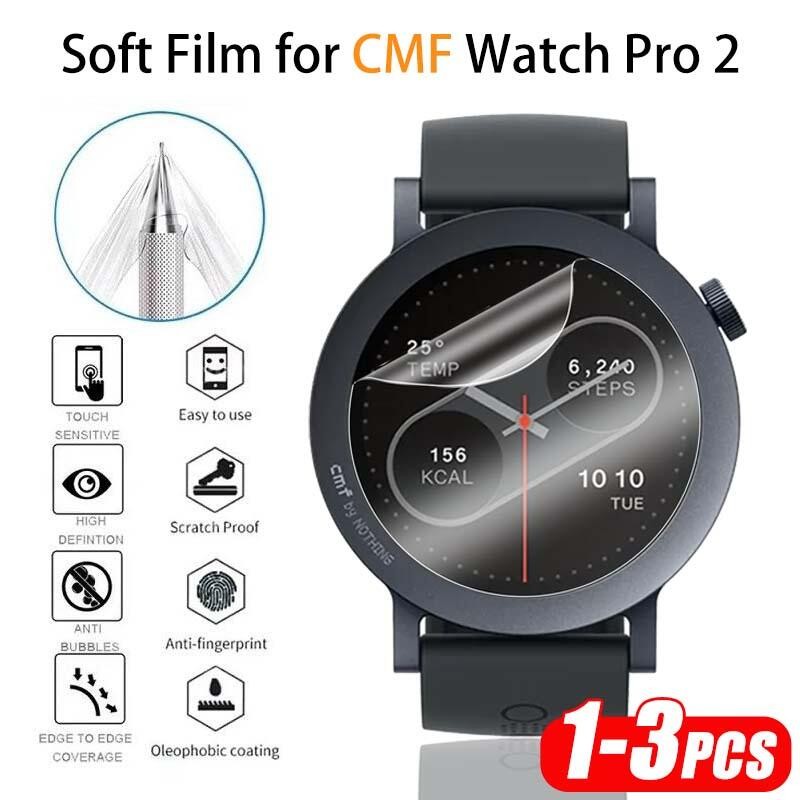 ฟิล์ม สำหรับ CMF Watch Pro 2 Smart Watch TPU Film ฟิล์มกันรอย 3D สำหรับ CMF Watch Pro 2