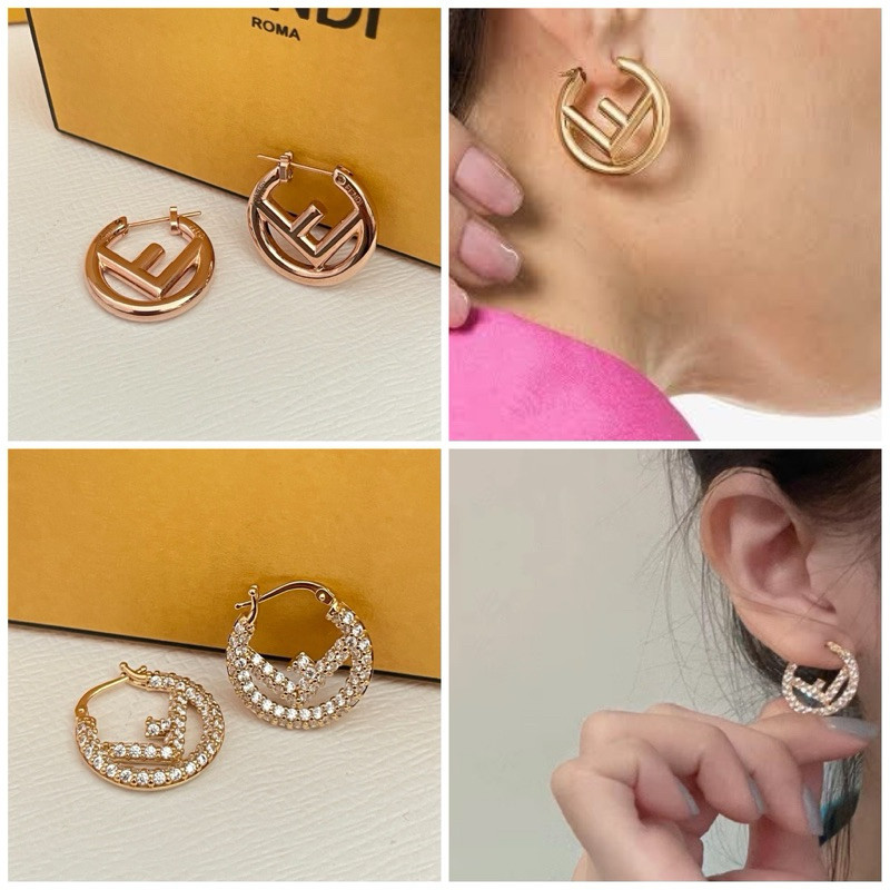 New Fendi Hoops earrings น่ารักมากกกก