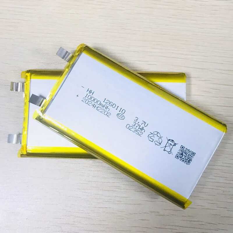 Δ 3.7V 10000Mah 1260110 แบตเตอรี่ลิเมอร์แบบชาร์จไฟได้คุณภาพ