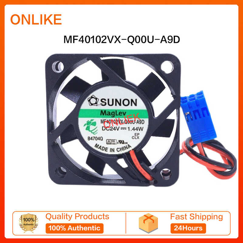 Δ ใหม่ SUNON Mf40102vx-Q00u-A9d 24V 4Cm 4010 1.44W อินเวอร์เตอร์พัดลมระ