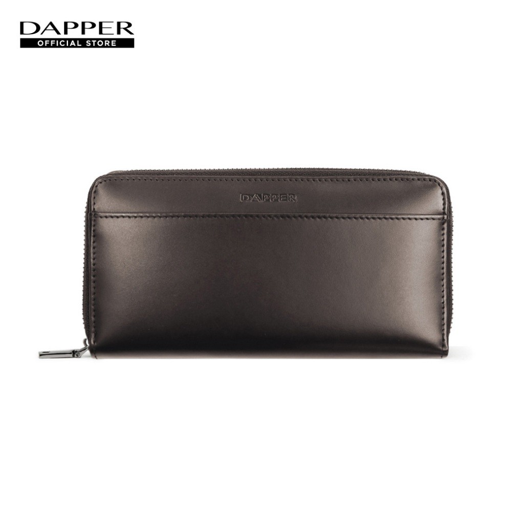 DAPPER กระเป๋าสตางค์ Verona Leather Accordion Long Wallet สีน้ำตาล (BWME1/1117R2)