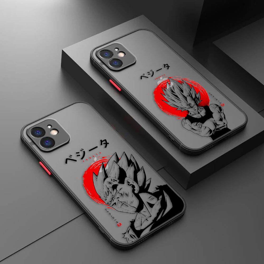 ญี่ปุ่นอะนิเมะ D-Dragon Ball Matte Shock Proof ผิวรู้สึกเคสโทรศัพท์สําหรับ OPPO REALME 11 10 7 6 5 3