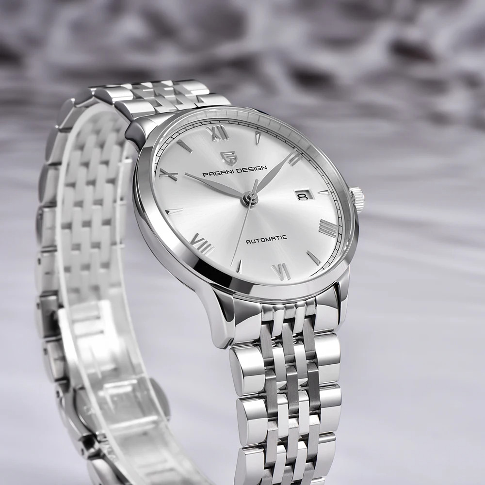 PAGANI DESIGN นาฬิกาผู้ชาย  นาฬิกาข้อมือลําลอง สายสแตนเลส กันน้ํา ของแท้ สไตล์ญี่ปุ่น สําหรับผู้ชาย