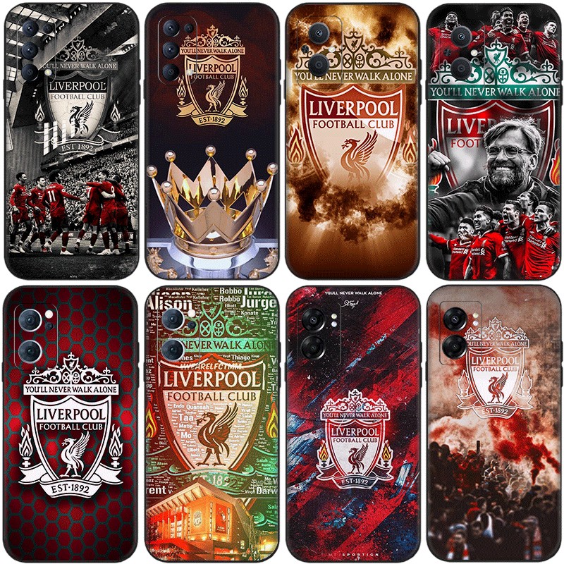 Oppo Reno 6 5G F1 Pro Plus R9 R9S ความเข้ากันได้ TPU Soft Shell Case Liverpool Football Club