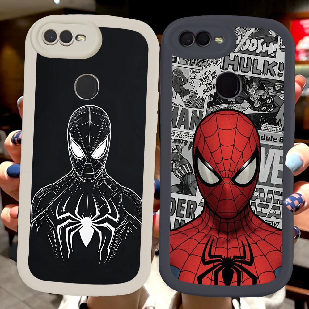 J-26 Spider-man Soft สําหรับ OPPO Realme C2 C1 A1K A5 A12E C2S A3S A7 A5S A12 A12S A11K