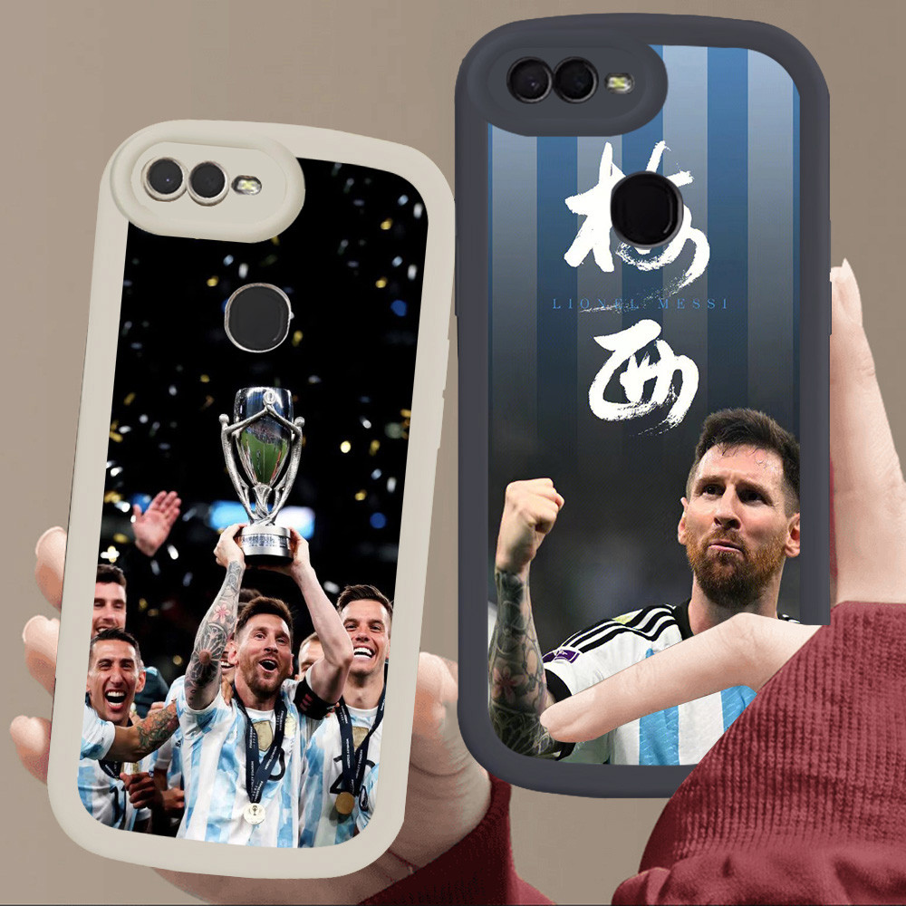 J-43 Messi King Soft Cover สําหรับ OPPO Realme C2 C1 A1K A5 A12E C2S A3S A7 A5S A12 A12S A11K