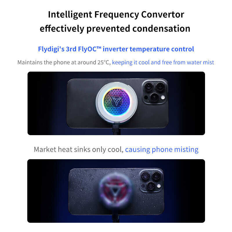 Flydigi B7x เครื่องระบายความร้อนแบบพกพาโทรศัพท์มือถือ พั