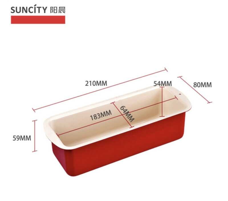 Loaf Pan สีแดง Series 20X8x5.8 Yc80170 Suncity