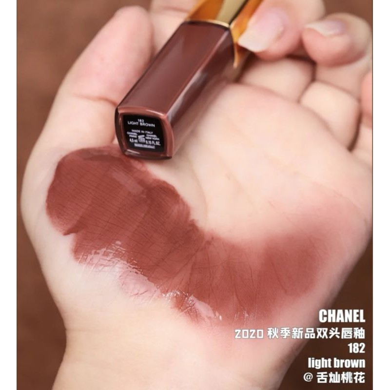#166 พร้อมส่งลิปไม่ติดแมส CHANEL รุ่น LE ROUGE DUO ULTRA TENUE GLOSS หรือ Chanel duo ที่สุดของความต