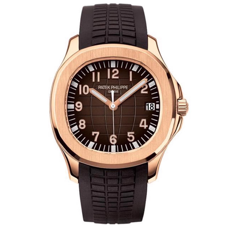 Patek Philippe 5167R Grenade Mens Watch AQUANAUT Series 18K Rose Gold Automatic Mechanical Watch