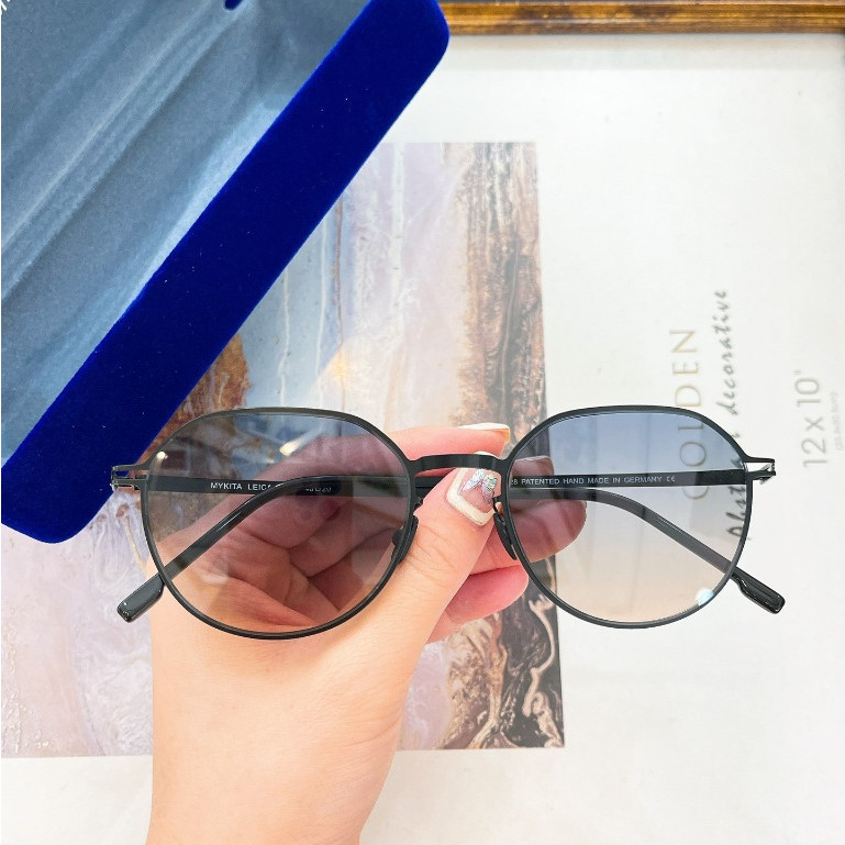 [คุณภาพสูง] แว่นกันแดด MYKITA LEICA Metal Cat Eye Shape แว่นกันแดดแฟชั่นป้องกันรังสีอัลตราไวโอเลต U