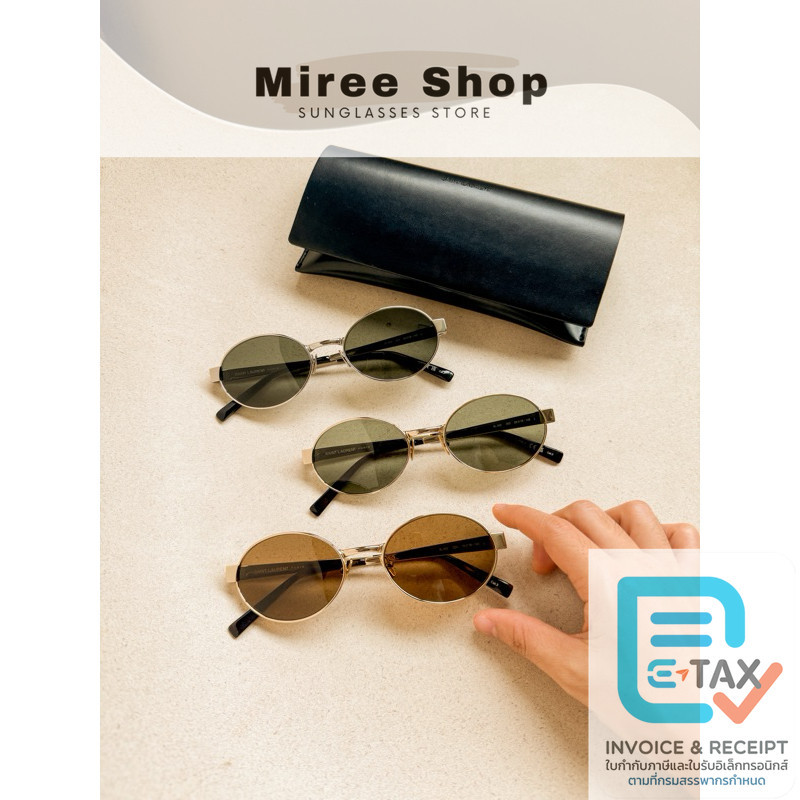 YSL SL692 Oval Sunglasses กรอบโลหะสวยเรียบหรู ของแท้เท่านั้นค่า