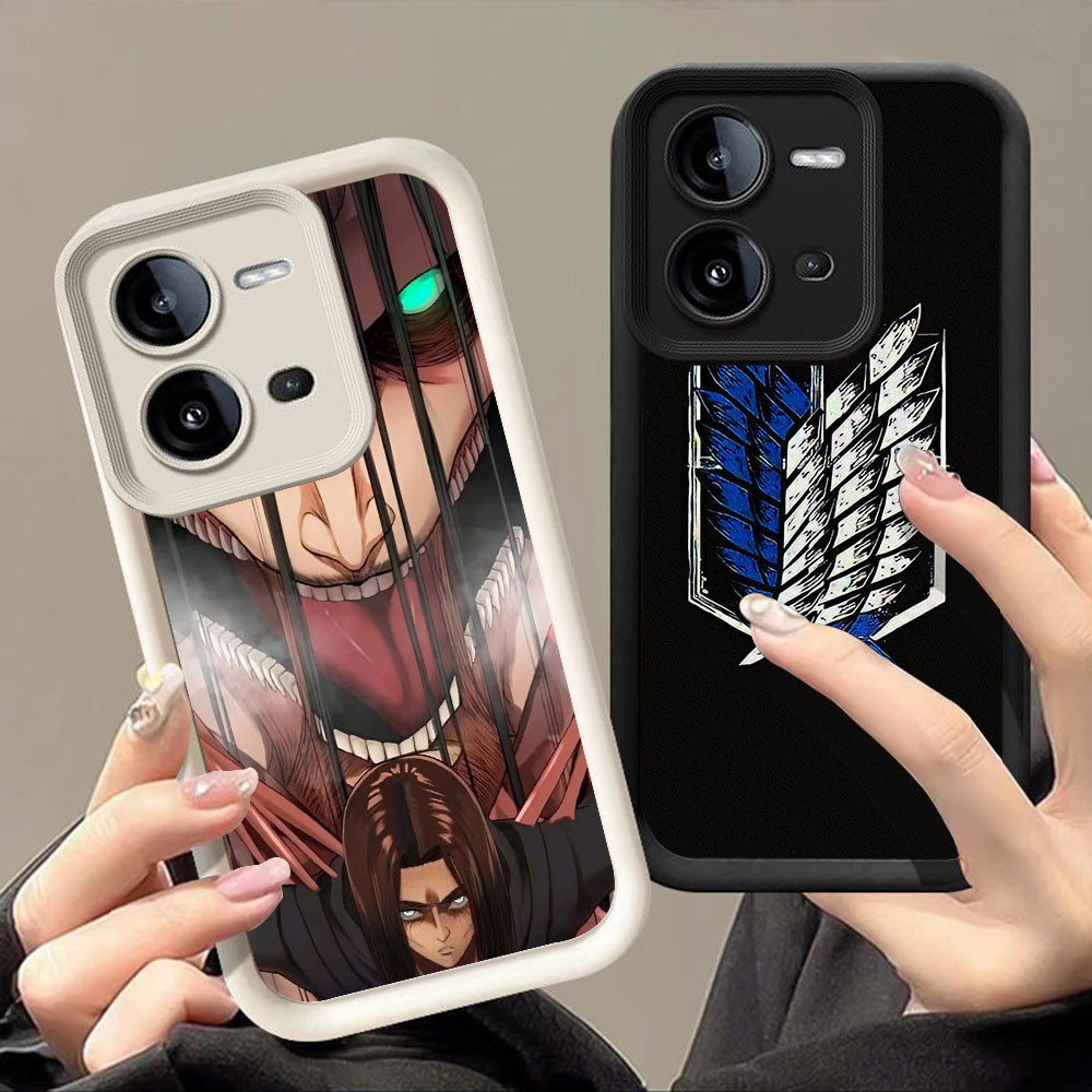 ปลอกสําหรับ VIVO Y200 Y28 Y17S Y28s V25E Y75 V23E V25 V23 5G T1 Y29 V19 Neo V17 Q-2 โจมตีบน Titan