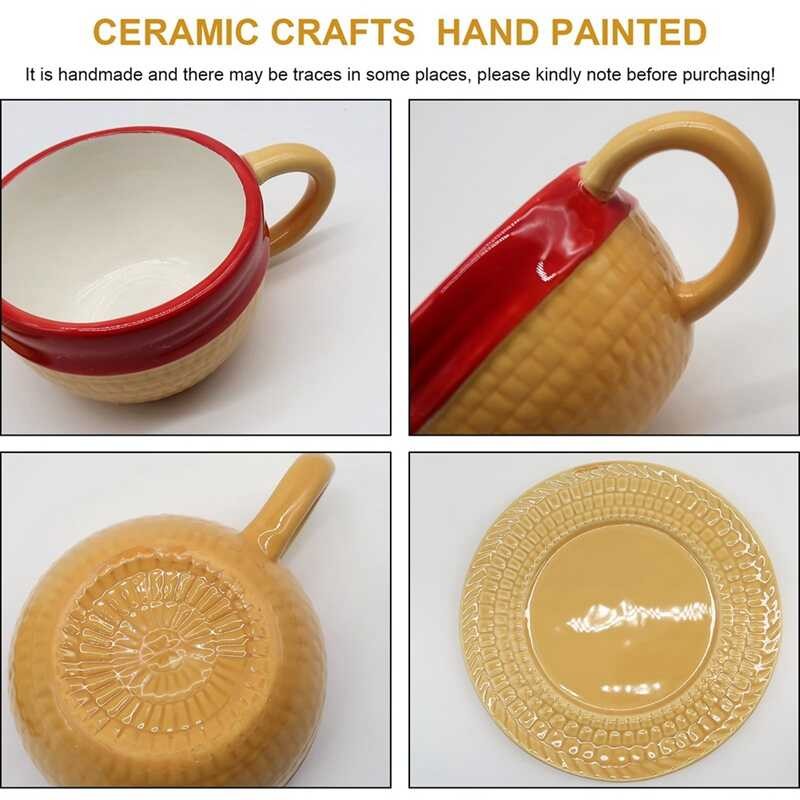 Coffee Anime Monkey D Straw Hat Ceramic Tea Milk Office Cartoon Water Cup