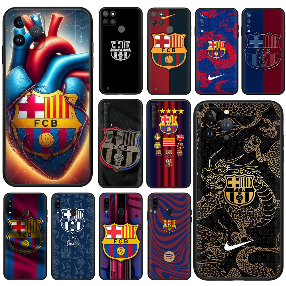พร้อมสต็อกซิลิโคนอ่อนนุ่มเคสโทรศัพท์ X151 Barcelona Samsung Galaxy J4 J6 J8 2018 J4 J6 Plus หรือ J4 