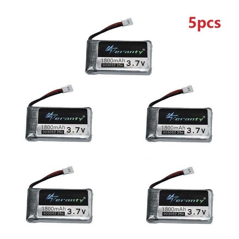 Δ แบตเตอรี่แบบชาร์จไฟขนาด 1800Mah สำหรับ Ky601s SYMA X5sw X5 M18 H