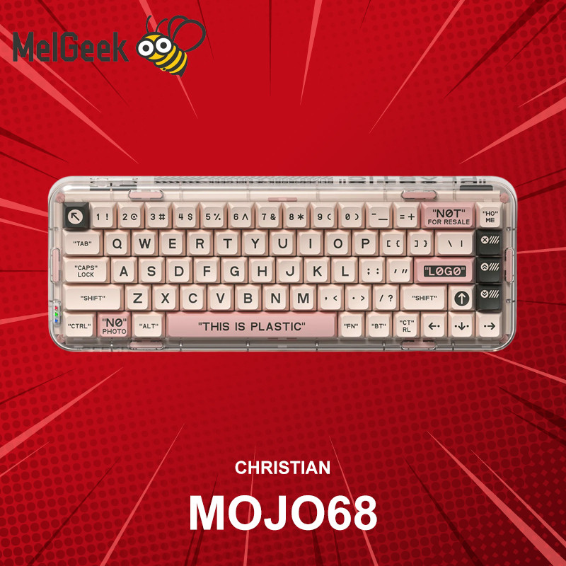 คีย์บอร์ด Melgeek Mojo68 Cristian (ภาษาอังกฤษ) ประกันศูนย์ 1 ปี