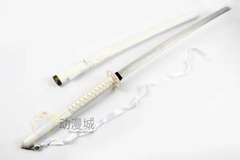 Sode No Shirayuki * BLEACH Rukia Kuchiki สีขาวไม้ Katana *อาวุธคริสต์ อาวุ