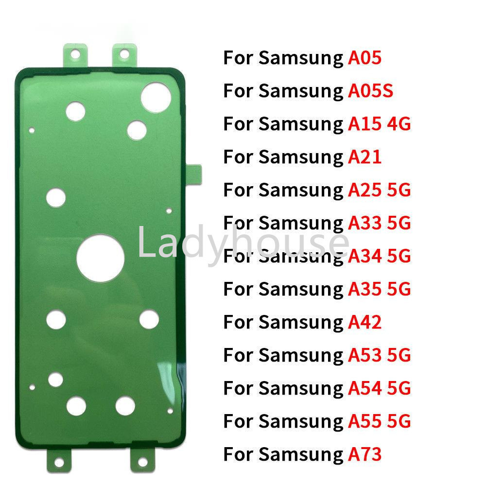 SAMSUNG Original กาวสติกเกอร์ฝาหลังแบตเตอรี่กาวเทปสําหรับSamsung A05 A05S A15 4G A21 A25 A33 A34 A35 A42 A53 A54 A55 A73 5G
