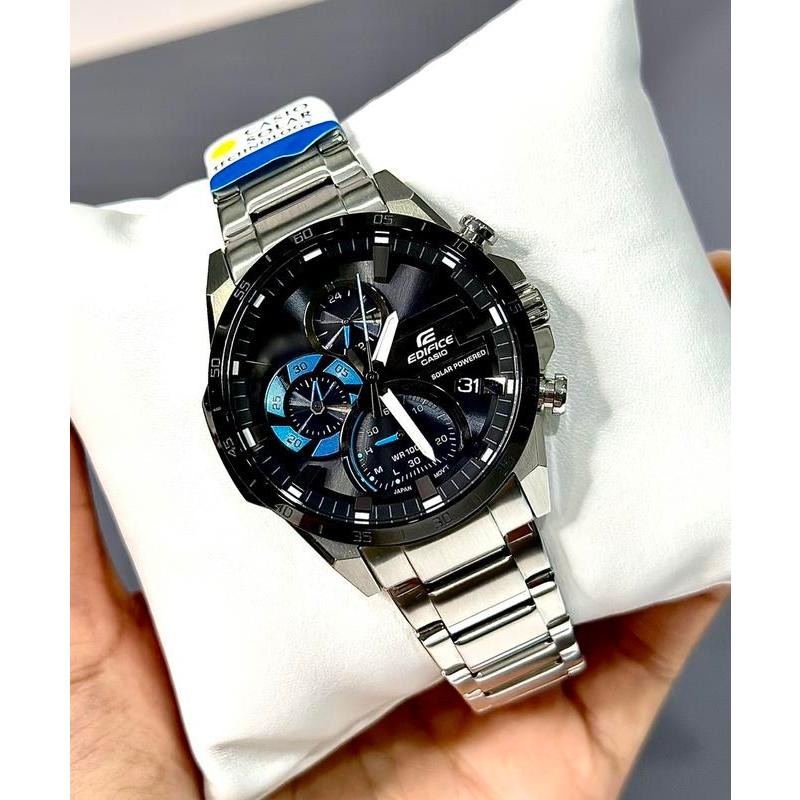 นาฬิกา Casio Edifice แท้ รุ่น EQS-940DB Chronographแท้ Solar สปอร์ต กันน้ำลึก100m ของแท้100% รับประ