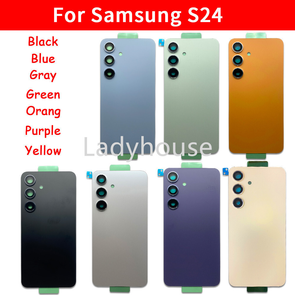 SAMSUNG ใหม่ปกหลังสําหรับ ซัมซุง ส24 ส921 แบตเตอรี่ฝาครอบด้านหลังประตูกรณีที่มีกรอบกล้องเลนส์ด้วย - รูปที่ 3